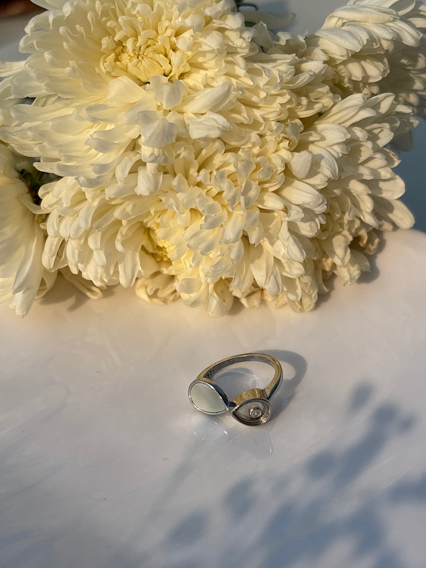 Radiant Teardrop Ring