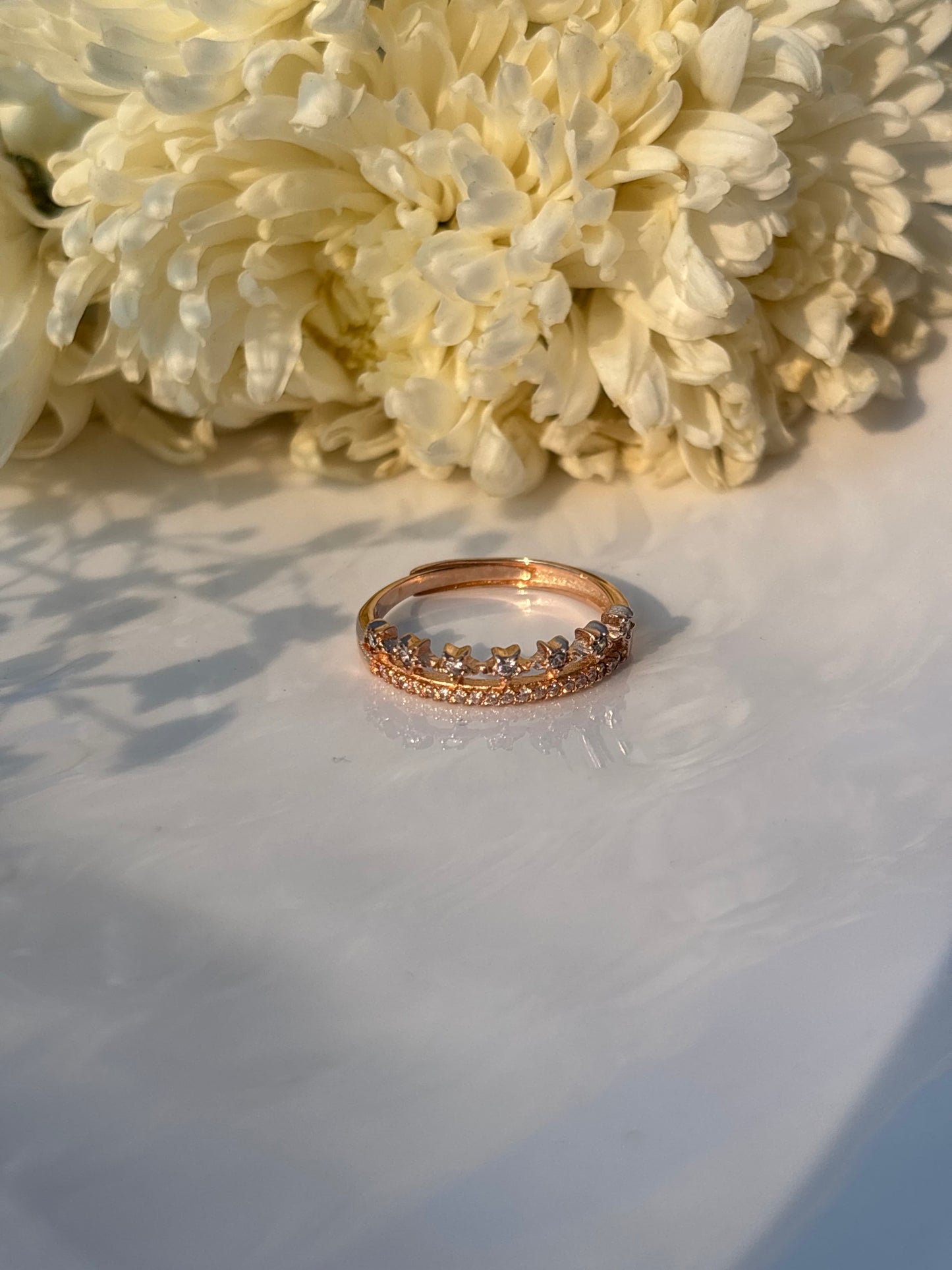 Starry Crown Ring