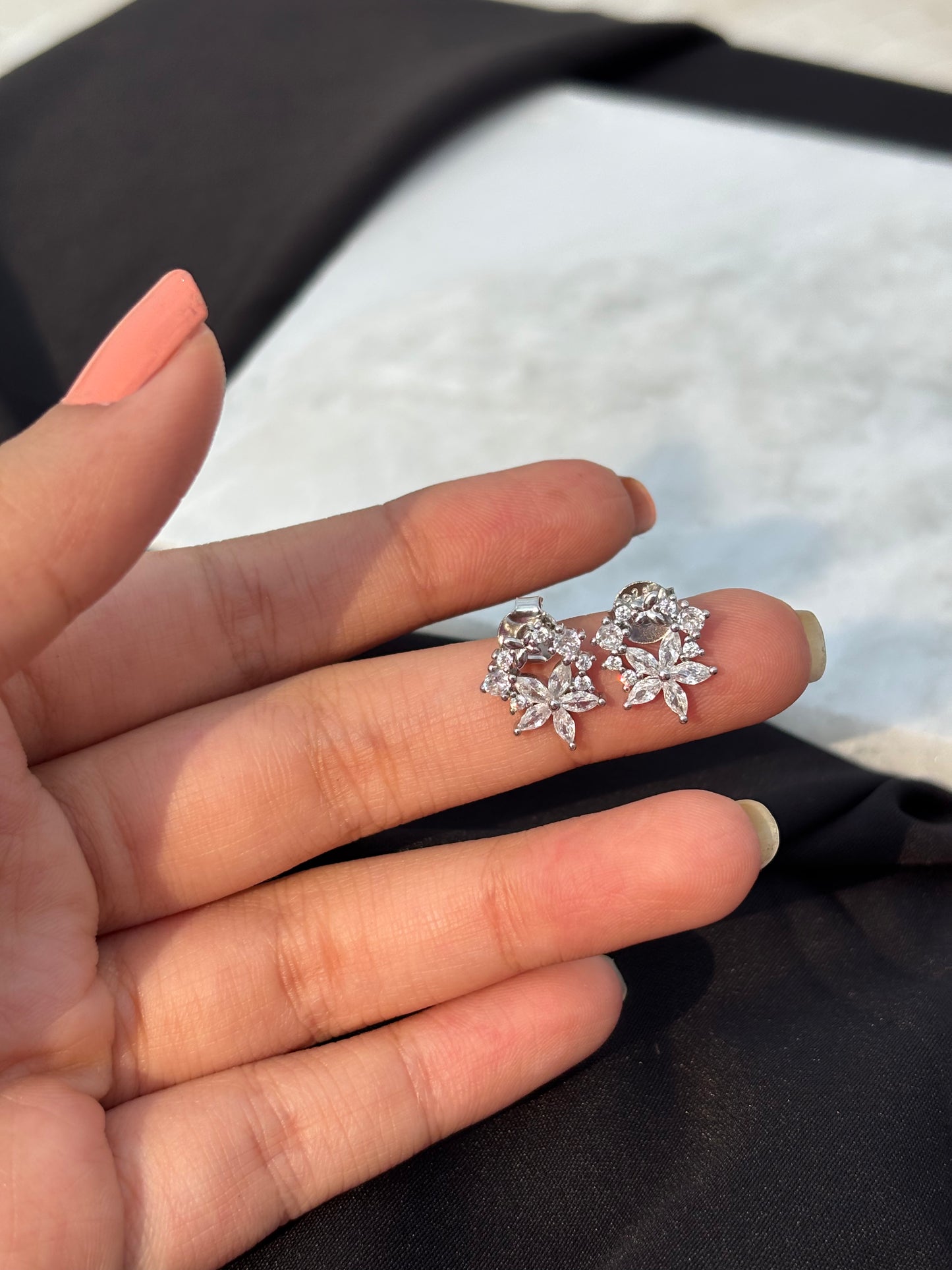 Floral Cluster Studs