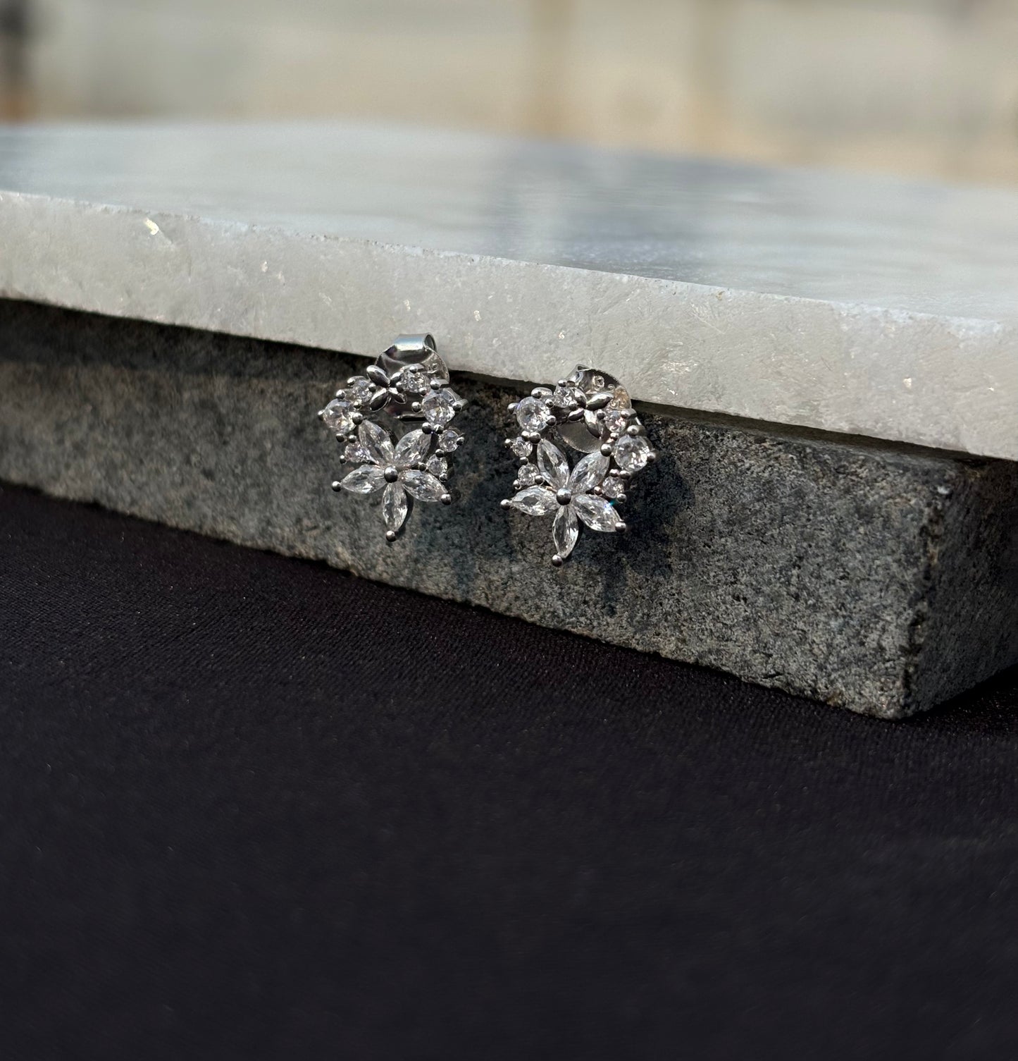 Floral Cluster Studs