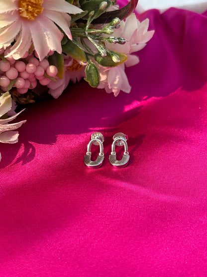 U-Shaped Drop Earrings