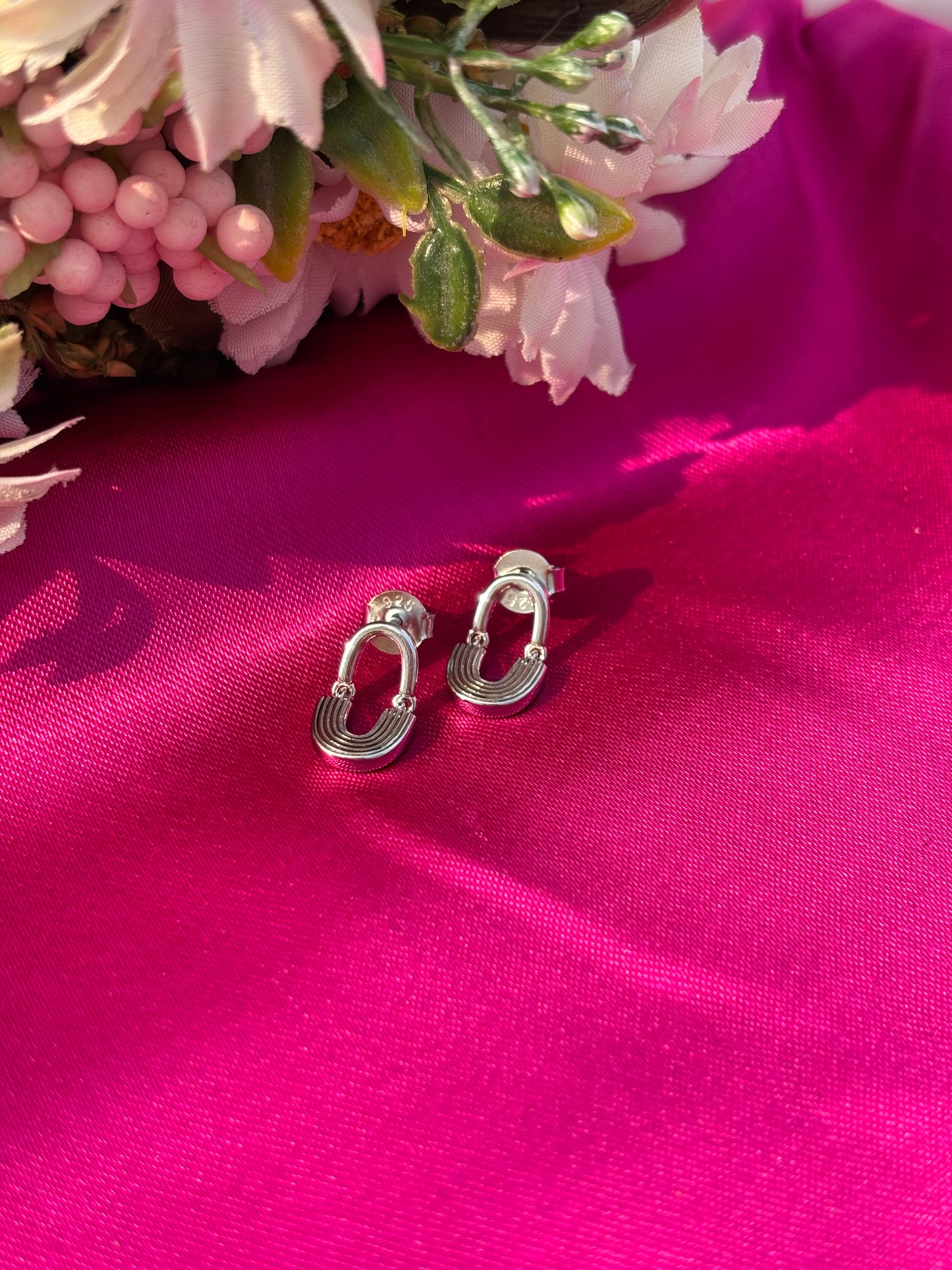 U-Shaped Drop Earrings