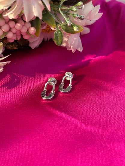 U-Shaped Drop Earrings