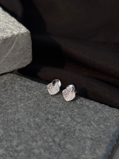 Square Pavé Studs