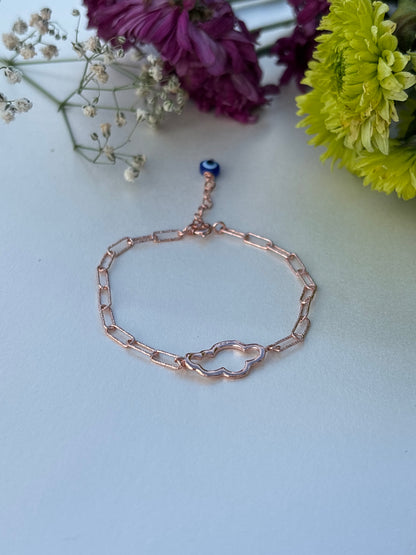 Silver Cloud Chain Bracelet