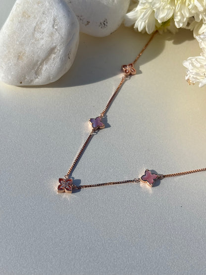Blush Clover Necklace