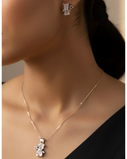 Teddy Bear Pendant Set