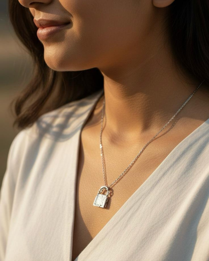 Silver Mini Bag Pendant