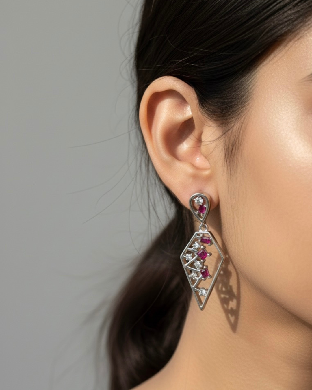 Diamond Shaped Earrings