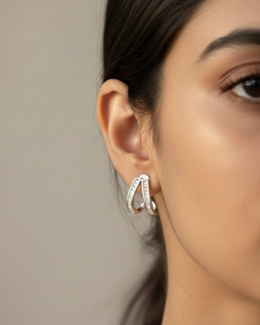 Geometric Stud Earrings