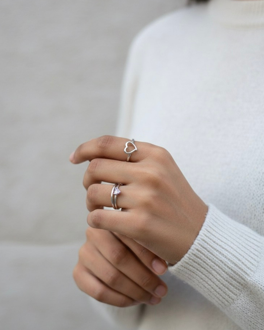 Heart Outline Ring