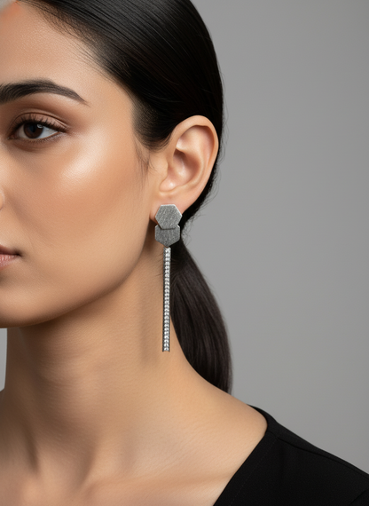 Chic Hexagon Dangles