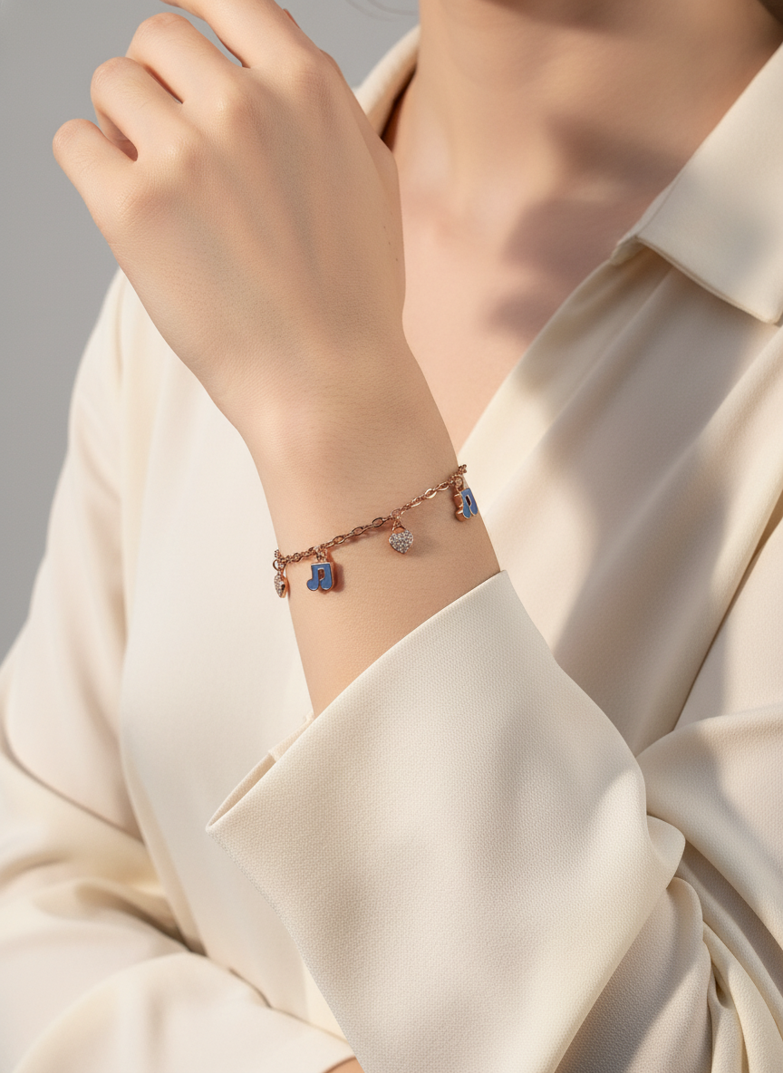 Rose Gold Charms