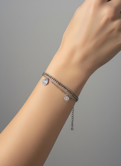 Silver Smile Bracelet