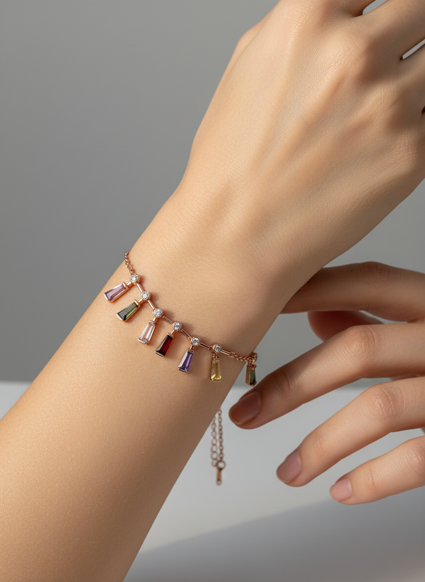 Dainty Gemstone Bracelet