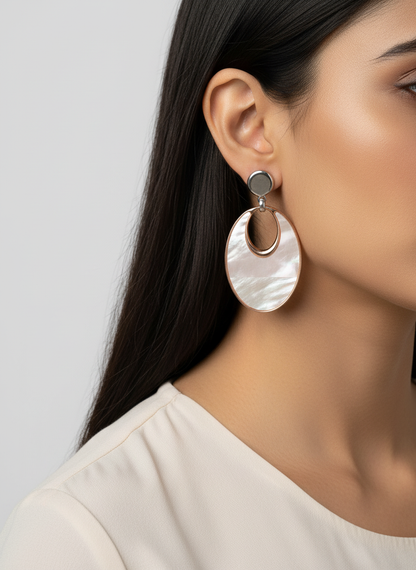 Iridescent Oval Drops