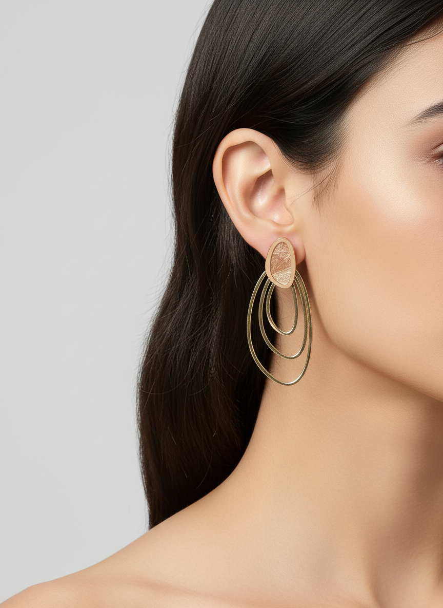 Chic Golden Loops