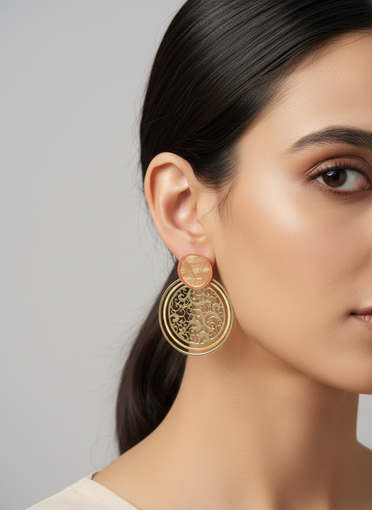Regal Gold Earrings