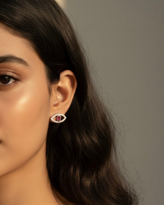 Eye Stud Earrings